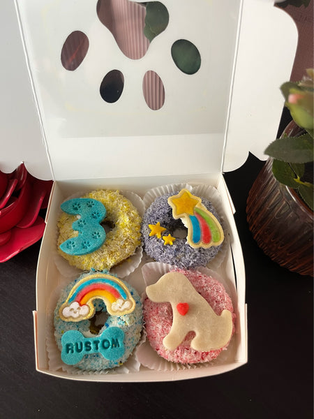 4 pcs Donuts (Non-customised pet cookie)