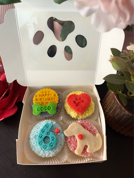 4 pcs Cupcake (Non-customised pet cookie)