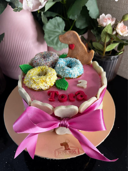 Donut Delight (Pink) (Non-customised cookie pet cookie)