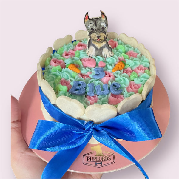 Blooming Paws  Bouquet Cake