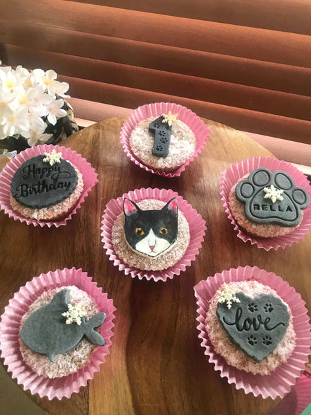 6 pcs Cat Cupcake