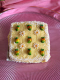 Mango Brownie Cake