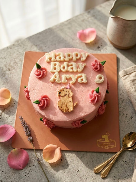 Pink Florals Cake
