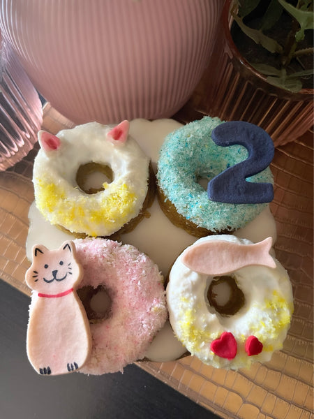 4 pcs Cat Donuts